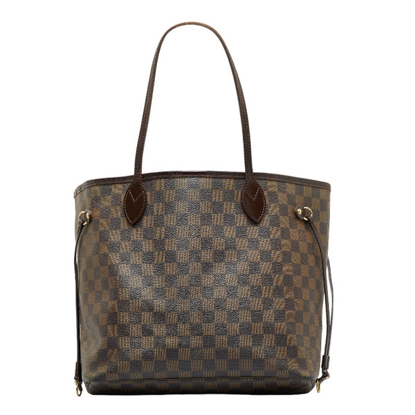 ルイ ヴィトン ダミエ ネヴァーフルMM トートバッグ ショルダーバッグ N51105 ブラウン PVC レザー レディース LOUIS VUITTON 【中古】