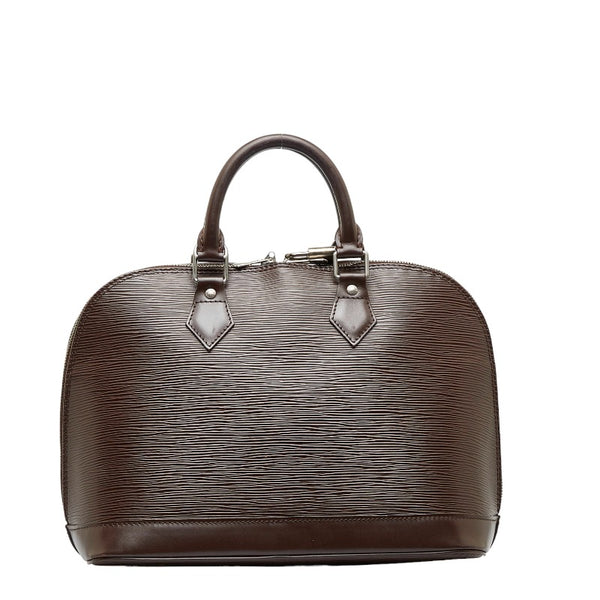 ルイ ヴィトン エピ アルマ ハンドバッグ M5214D モカ ブラウン レザー レディース LOUIS VUITTON 【中古】