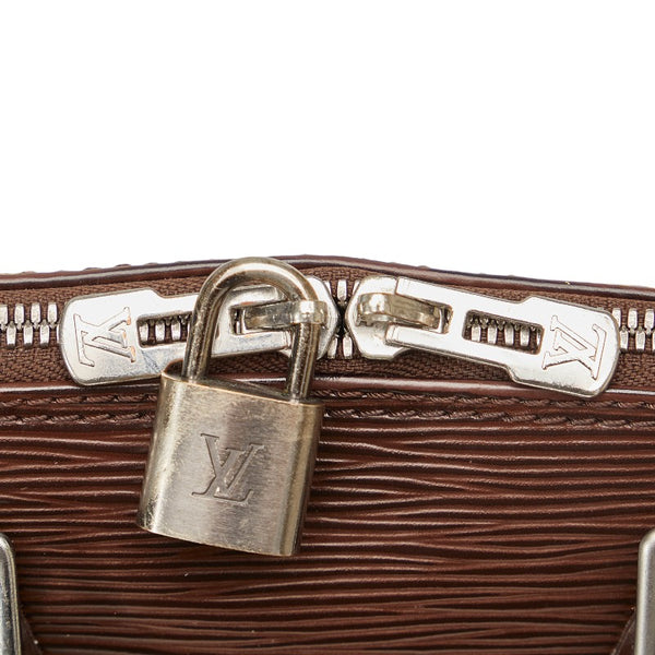 ルイ ヴィトン エピ アルマ ハンドバッグ M5214D モカ ブラウン レザー レディース LOUIS VUITTON 【中古】