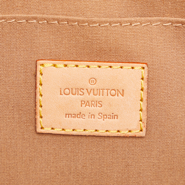 ルイ ヴィトン モノグラム ヴェルニ ロクスバリー ドライブ ハンドバッグ ショルダーバッグ 2WAY M91372 ノワゼット ベージュ パテントレザー レディース LOUIS VUITTON 【中古】