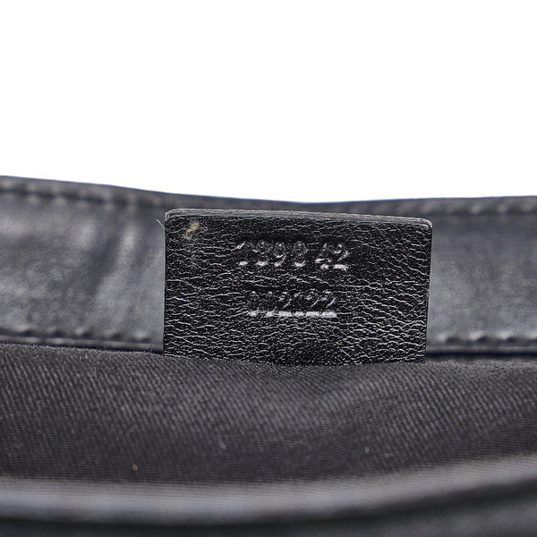 グッチ トートバッグ 189842 ブラック レザー レディース GUCCI 【中古】