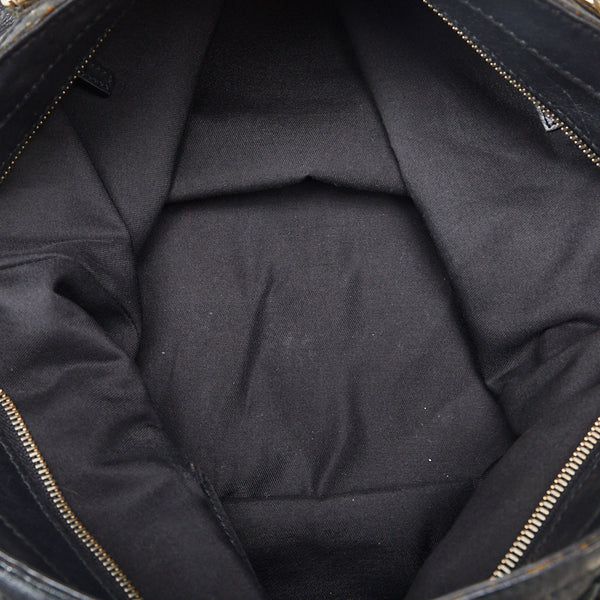 グッチ トートバッグ 189842 ブラック レザー レディース GUCCI 【中古】