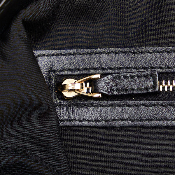 グッチ トートバッグ 189842 ブラック レザー レディース GUCCI 【中古】