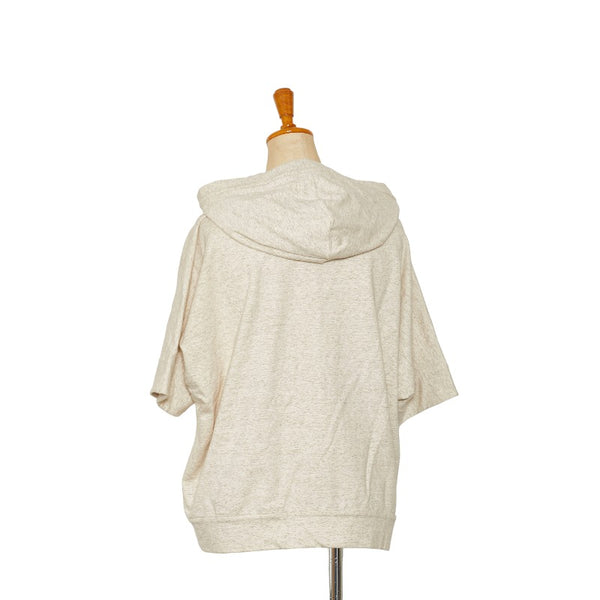 ブルネロクチネリ 半袖 ドルマンスリーブ パーカー ベージュ コットン レディース Brunello Cucinelli 【中古】