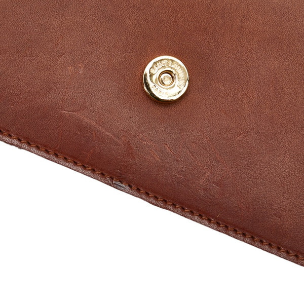 サンローラン ケイト チェーン ウォレット ミニショルダーバッグ GUE452159 ブラウン ハラコ レザー レディース SAINT LAURENT 【中古】