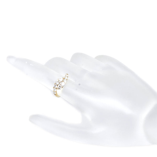 K18YG イエローゴールド ダイヤ1.00ct リング 指輪 レディース 8号 【中古】