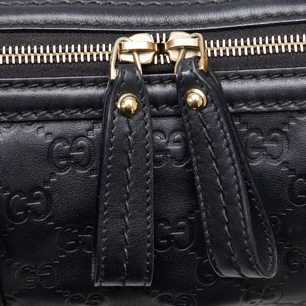 グッチ グッチシマ スーキー ハンドバッグ ショルダーバッグ 247902 ブラック レザー レディース GUCCI 【中古】