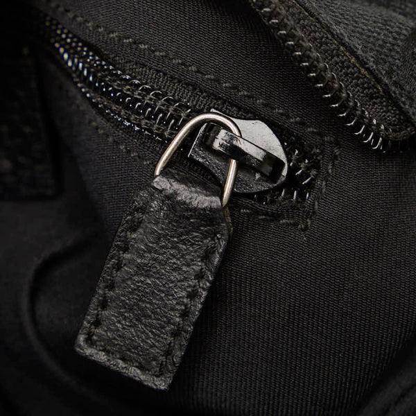 グッチ GGキャンバス シェリーライン 斜め掛け ショルダーバッグ  146309 ブラック キャンバス レディース GUCCI 【中古】