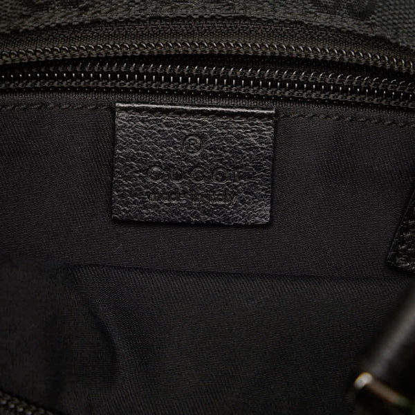 グッチ GGキャンバス シェリーライン 斜め掛け ショルダーバッグ  146309 ブラック キャンバス レディース GUCCI 【中古】