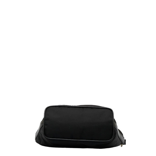 プラダ ミニ ワンショルダーバッグ ブラック ナイロン レディース PRADA 【中古】