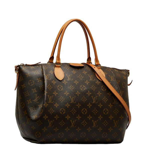 ルイ ヴィトン モノグラム チュレンMM ハンドバッグ ショルダーバッグ 2WAY M48814 ブラウン PVC レザー レディース LOUIS VUITTON 【中古】