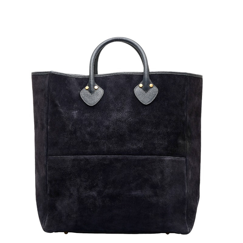 グッチ トートバッグ 002 18 ネイビー スウェード レディース GUCCI 【中古】