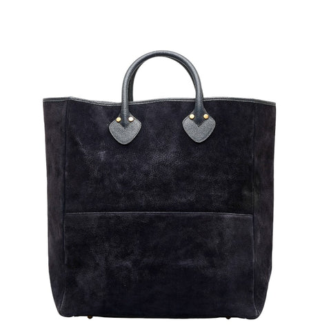 グッチ トートバッグ 002 18 ネイビー スウェード レディース GUCCI 【中古】