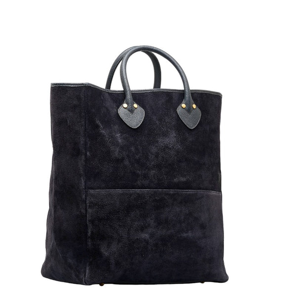 グッチ トートバッグ 002 18 ネイビー スウェード レディース GUCCI 【中古】