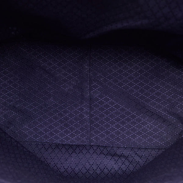 グッチ トートバッグ 002 18 ネイビー スウェード レディース GUCCI 【中古】