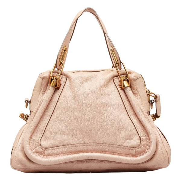 クロエ パラティ ハンドバッグ ショルダーバッグ 2WAY ピンク レザー レディース Chloe 【中古】