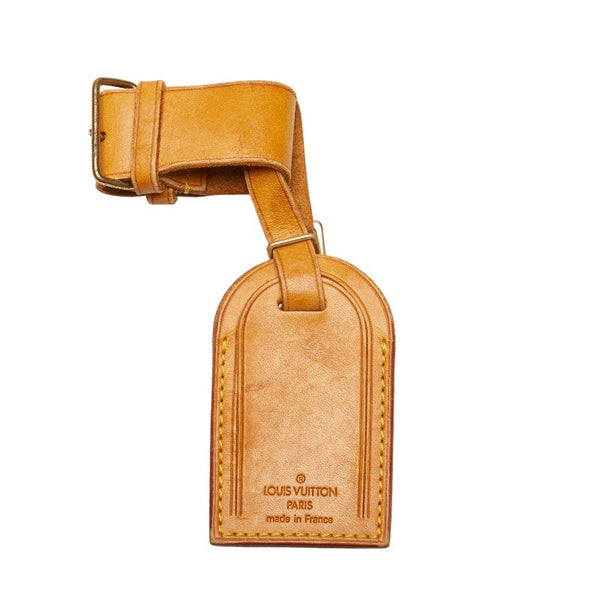 ルイ ヴィトン ポワニエ ネームタグ 16点セット ベージュ レザー レディース LOUIS VUITTON 【中古】