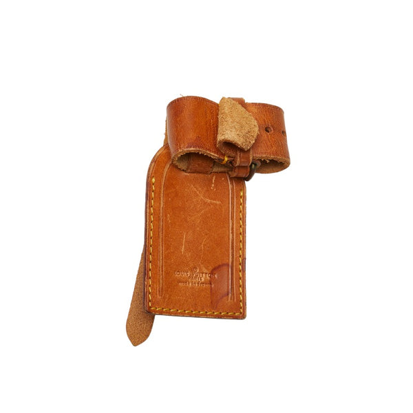 ルイ ヴィトン ポワニエ ネームタグ 16点セット ベージュ レザー レディース LOUIS VUITTON 【中古】
