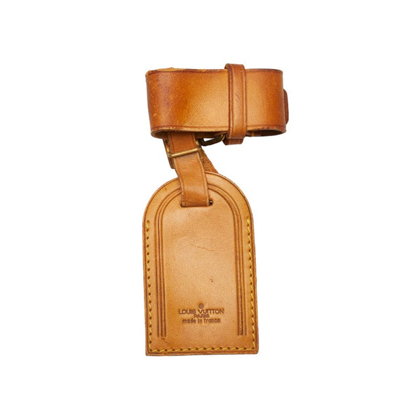 ルイ ヴィトン ポワニエ ネームタグ 16点セット ベージュ レザー レディース LOUIS VUITTON 【中古】
