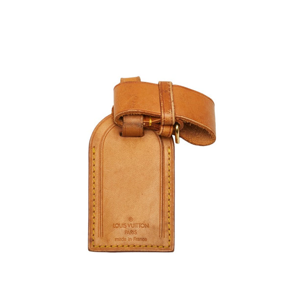 ルイ ヴィトン ポワニエ ネームタグ 16点セット ベージュ レザー レディース LOUIS VUITTON 【中古】