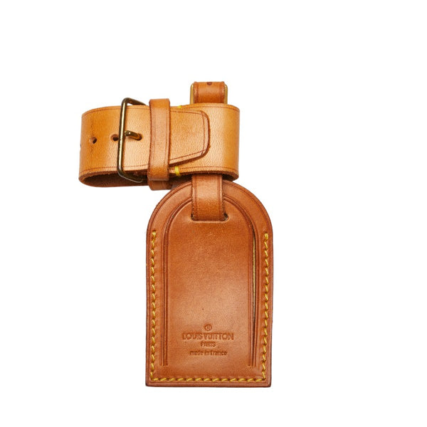 ルイ ヴィトン ポワニエ ネームタグ 16点セット ベージュ レザー レディース LOUIS VUITTON 【中古】