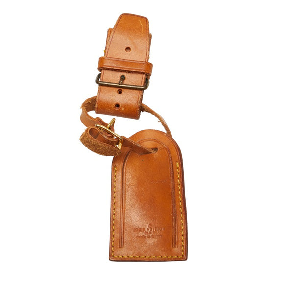ルイ ヴィトン ポワニエ ネームタグ 16点セット ベージュ レザー レディース LOUIS VUITTON 【中古】