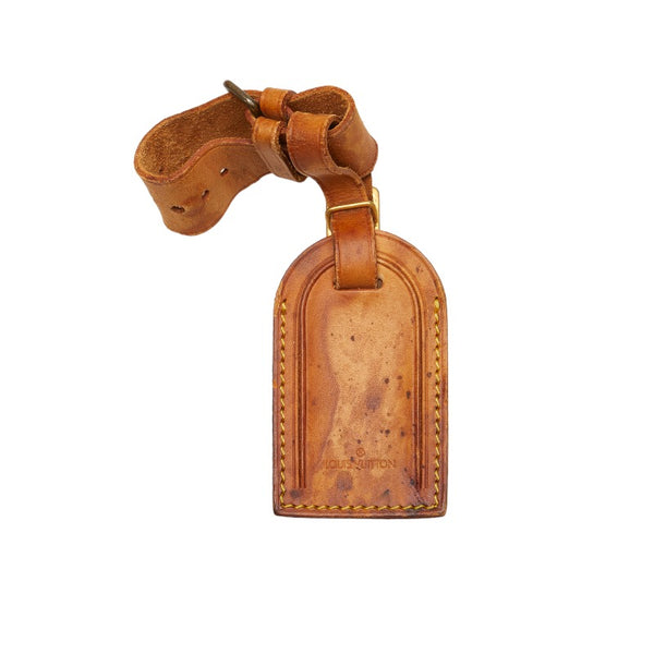 ルイ ヴィトン ポワニエ ネームタグ 16点セット ベージュ レザー レディース LOUIS VUITTON 【中古】
