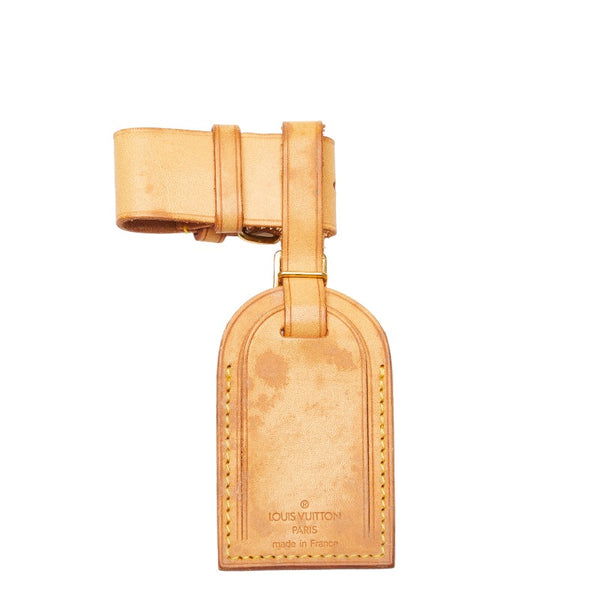 ルイ ヴィトン ポワニエ ネームタグ 16点セット ベージュ レザー レディース LOUIS VUITTON 【中古】