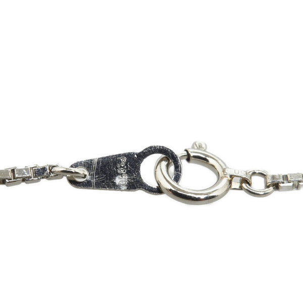 Pt900 プラチナ Pt850 プラチナ ガーネット3.75ct ダイヤ0.776ct ネックレス レディース 【中古】