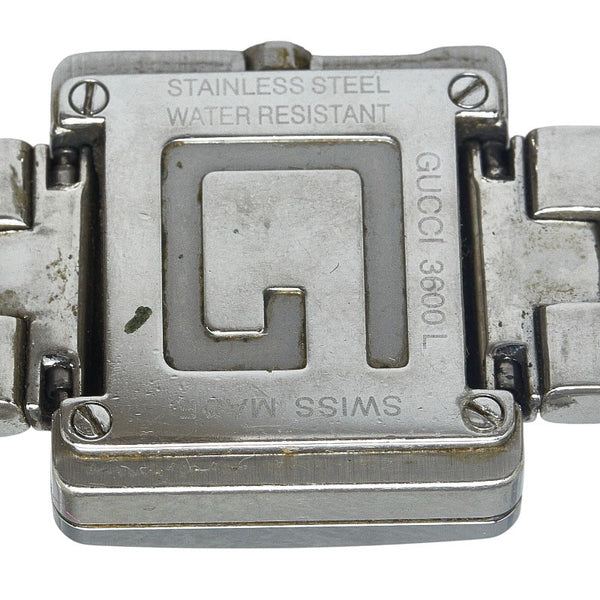 グッチ Gスクエア 腕時計 3600L クオーツ ステンレス レディース GUCCI 【中古】