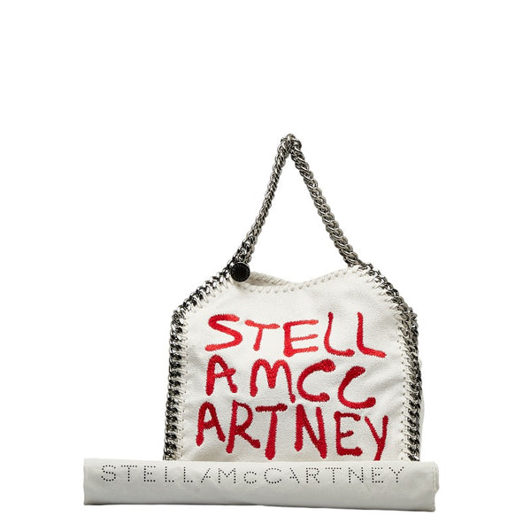 ステラマッカートニー ファラベラ ミニ グラフティ ハンドバッグ 371223 W8891 ホワイト PVC レディース Stella McCartney 【中古】