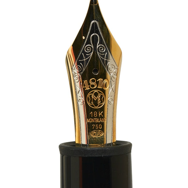 モンブラン 2005年 マイスターシュテュック149 アンドレ プットマン 万年筆 ブラック ゴールド プラスチック メンズ MONTBLANC 【中古】