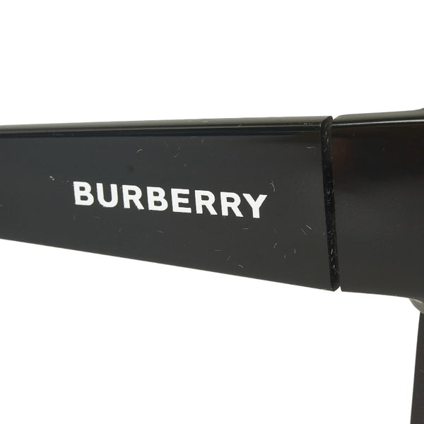 バーバリー ロゴレンズ Dフレーム サングラス ブラウン ブラック プラスチック メンズ BURBERRY 【中古】