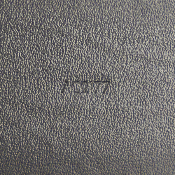 ルイ ヴィトン ダミエ グラフィット サンチュール イニシャル ベルト M9808 ブラック PVC レザー レディース LOUIS VUITTON 【中古】