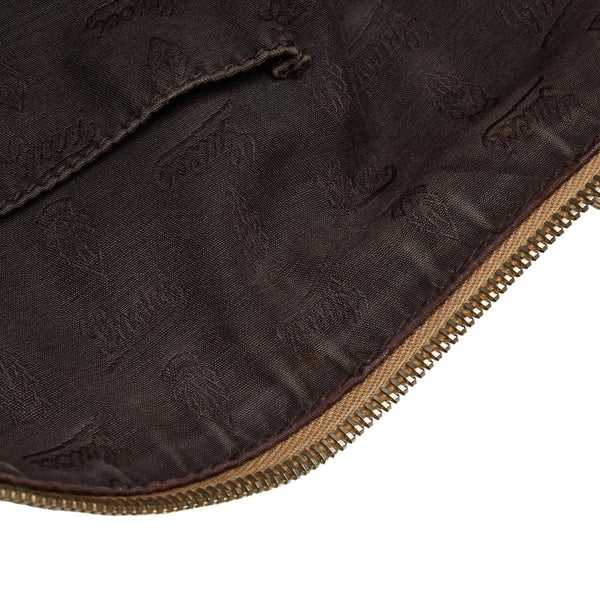 グッチ GGキャンバス シェリーライン ハンドバッグ トートバッグ 232936 ベージュ キャンバス レザー レディース GUCCI 【中古】