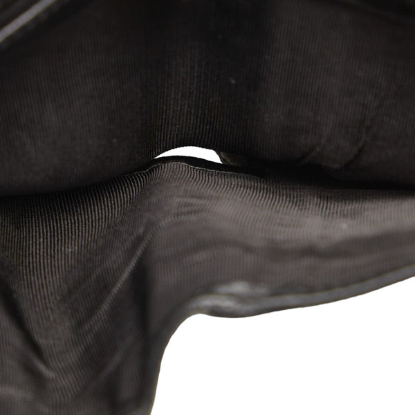 グッチ 蜂 ビー Bee 二つ折り財布 523666 ブラック レザー メンズ GUCCI 【中古】