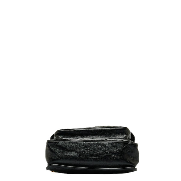 サンローランパリ ニキ ミディアム チェーン ショルダーバッグ ブラック ヴィンテージレザー レディース SAINT LAURENT PARIS 【中古】