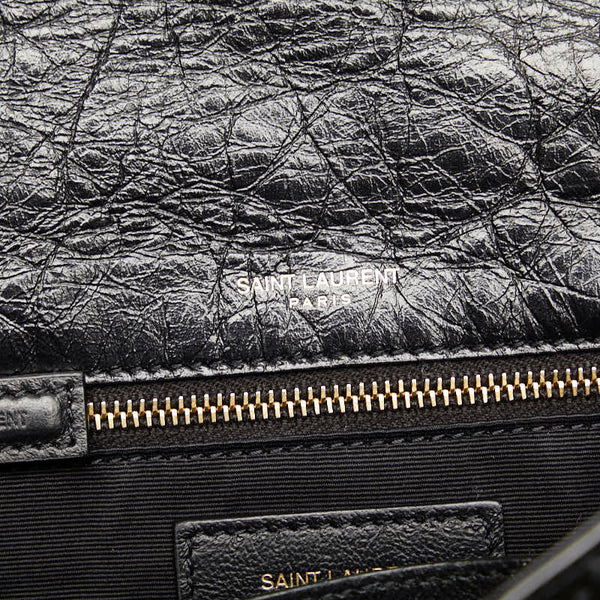 サンローランパリ ニキ ミディアム チェーン ショルダーバッグ ブラック ヴィンテージレザー レディース SAINT LAURENT PARIS 【中古】