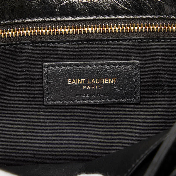 サンローランパリ ニキ ミディアム チェーン ショルダーバッグ ブラック ヴィンテージレザー レディース SAINT LAURENT PARIS 【中古】