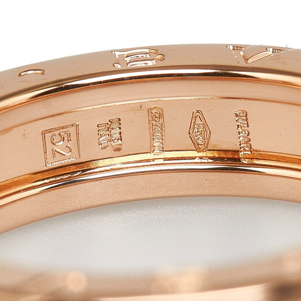 ブルガリ ビーゼロワン 1バンド ＃52 リング 指輪 ピンクゴールド K18PG ピンクゴールド レディース BVLGARI 【中古】