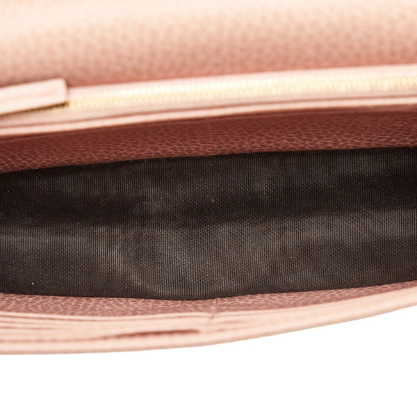 グッチ インターロッキングG チェーンウォレット ショルダーバッグ 2WAY  510314 ピンク レザー レディース GUCCI 【中古】