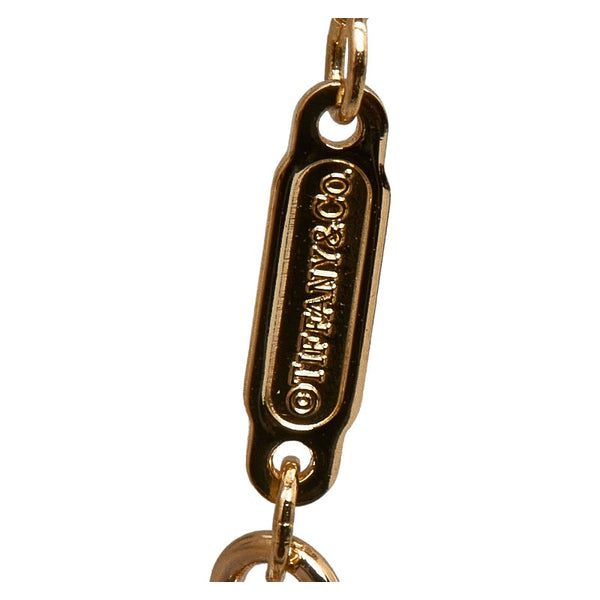 ティファニー Tスマイル スモール ネックレス ゴールド K18YG イエローゴールド レディース TIFFANY&Co. 【中古】