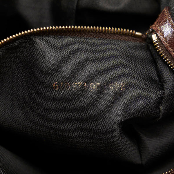 フェンディ マンマバケット ゴールド金具 ワンショルダーバッグ 26425 ブラウン レザー スエード レディース FENDI 【中古】