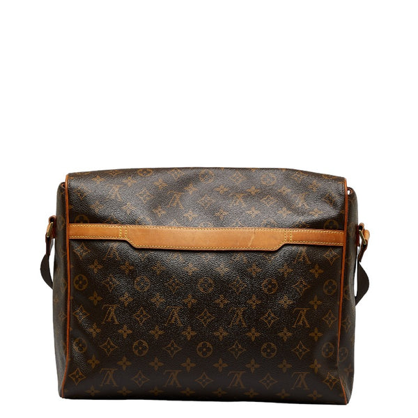 ルイ ヴィトン モノグラム アベス 斜め掛け ショルダーバッグ M45257 ブラウン PVC レザー レディース LOUIS VUITTON 【中古】