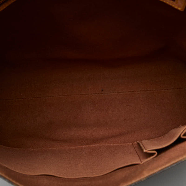 ルイ ヴィトン モノグラム アベス 斜め掛け ショルダーバッグ M45257 ブラウン PVC レザー レディース LOUIS VUITTON 【中古】