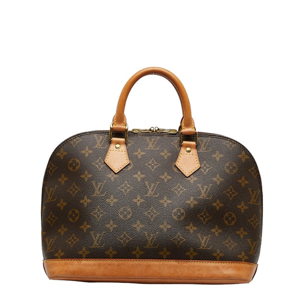 ルイ ヴィトン モノグラム アルマPM ハンドバッグ M53151 ブラウン PVC レザー レディース LOUIS VUITTON 【中古】