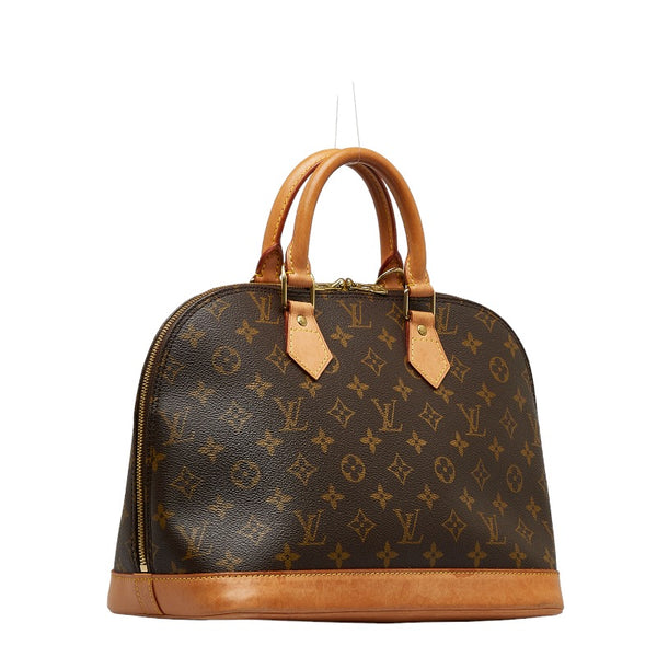 ルイ ヴィトン モノグラム アルマPM ハンドバッグ M53151 ブラウン PVC レザー レディース LOUIS VUITTON 【中古】