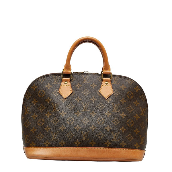 ルイ ヴィトン モノグラム アルマPM ハンドバッグ M53151 ブラウン PVC レザー レディース LOUIS VUITTON 【中古】