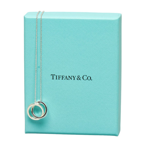 ティファニー インターロッキング サークル 1837 ネックレス SV925 シルバー レディース TIFFANY&Co. 【中古】