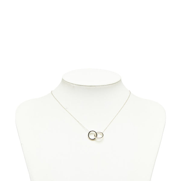 ティファニー インターロッキング サークル 1837 ネックレス SV925 シルバー レディース TIFFANY&Co. 【中古】